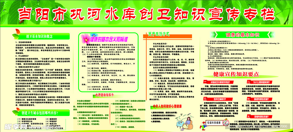 创卫宣传栏