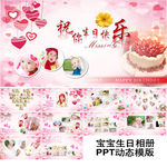 宝宝生日快乐PPT动态模板
