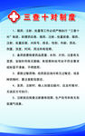 三查十对制度