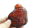 缅甸棕红雕刻件