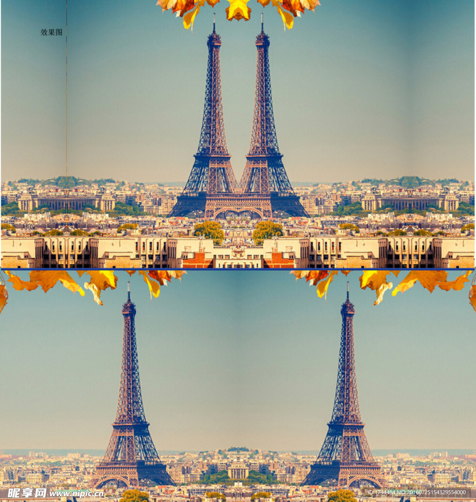 巴黎铁塔高清视频