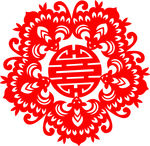 矢量剪纸素材