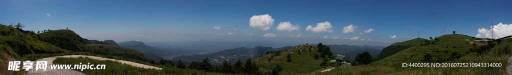 百里荒风景全景图