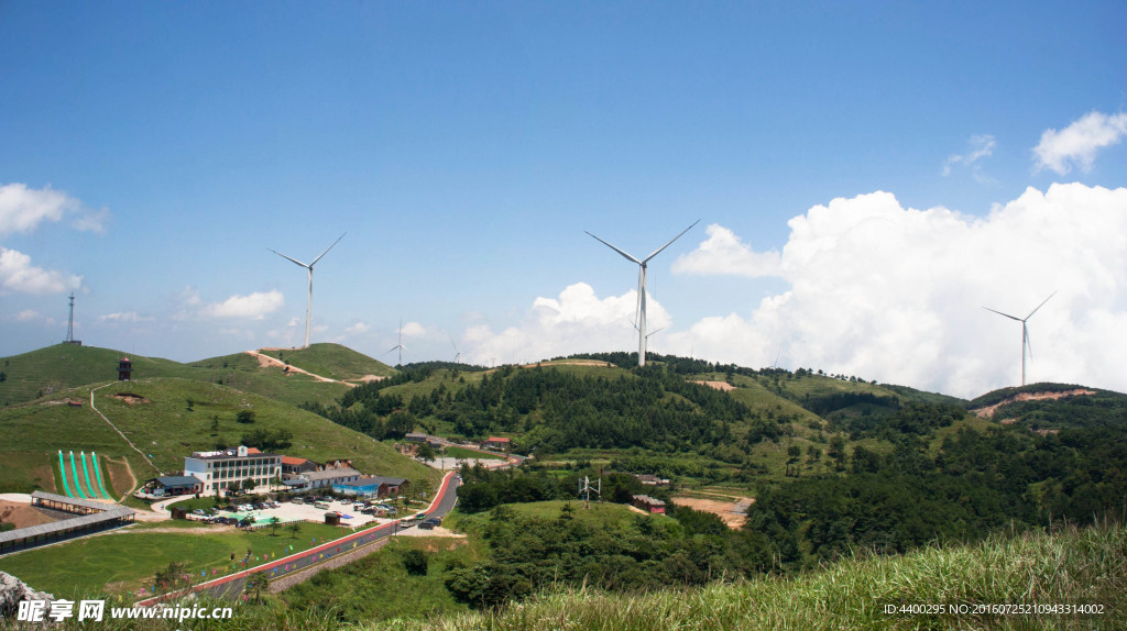 百里荒广场全景