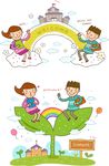 卡通儿童 教师节素材