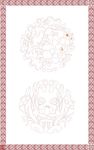 圆形花朵花纹 花纹边框