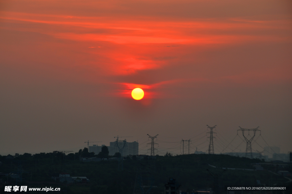 太阳落山