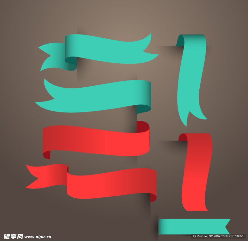 矢量丝带