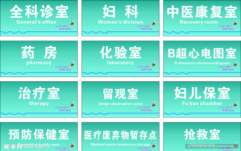 科室牌