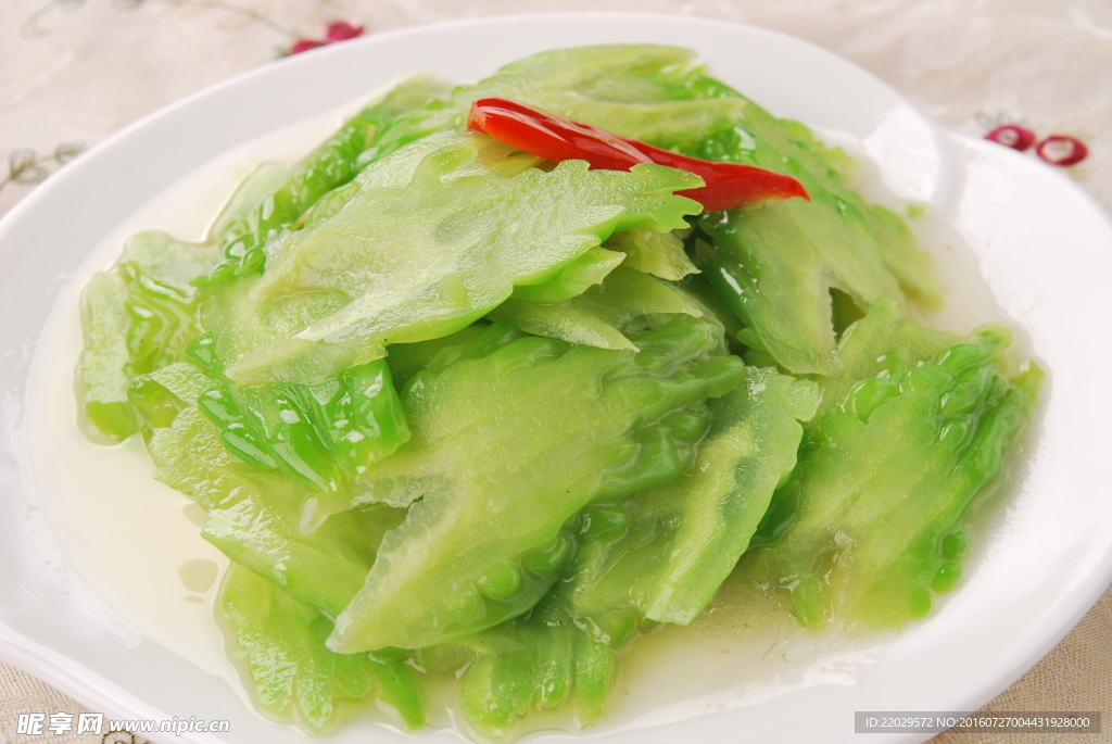 清炒苦瓜