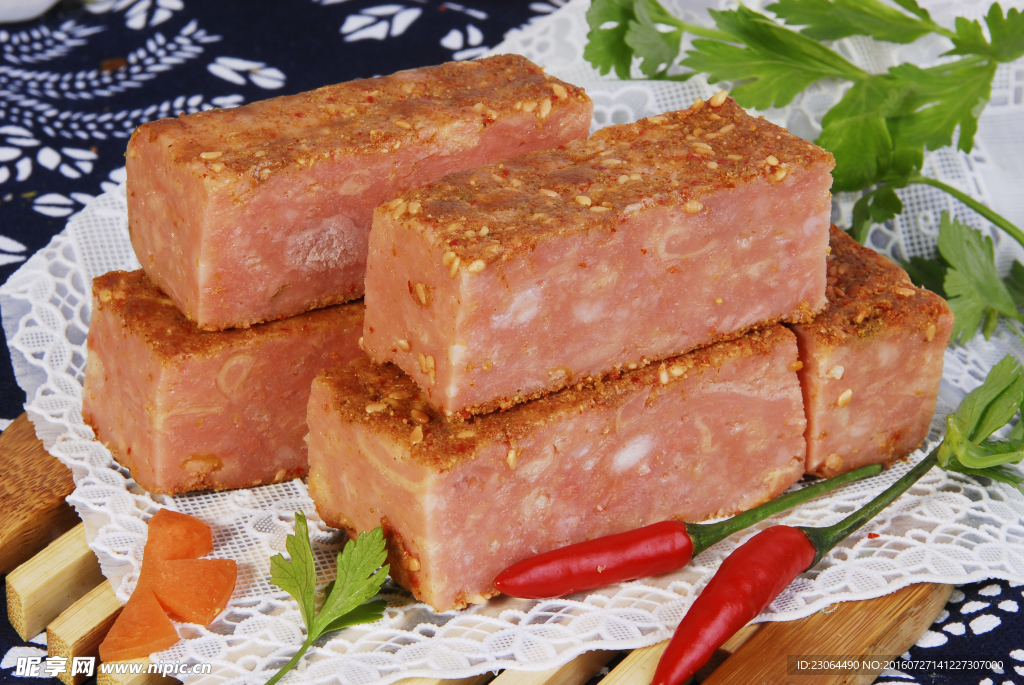 孜然肉糕