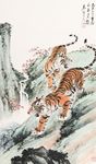 双虎图