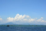白云 蓝天 海水