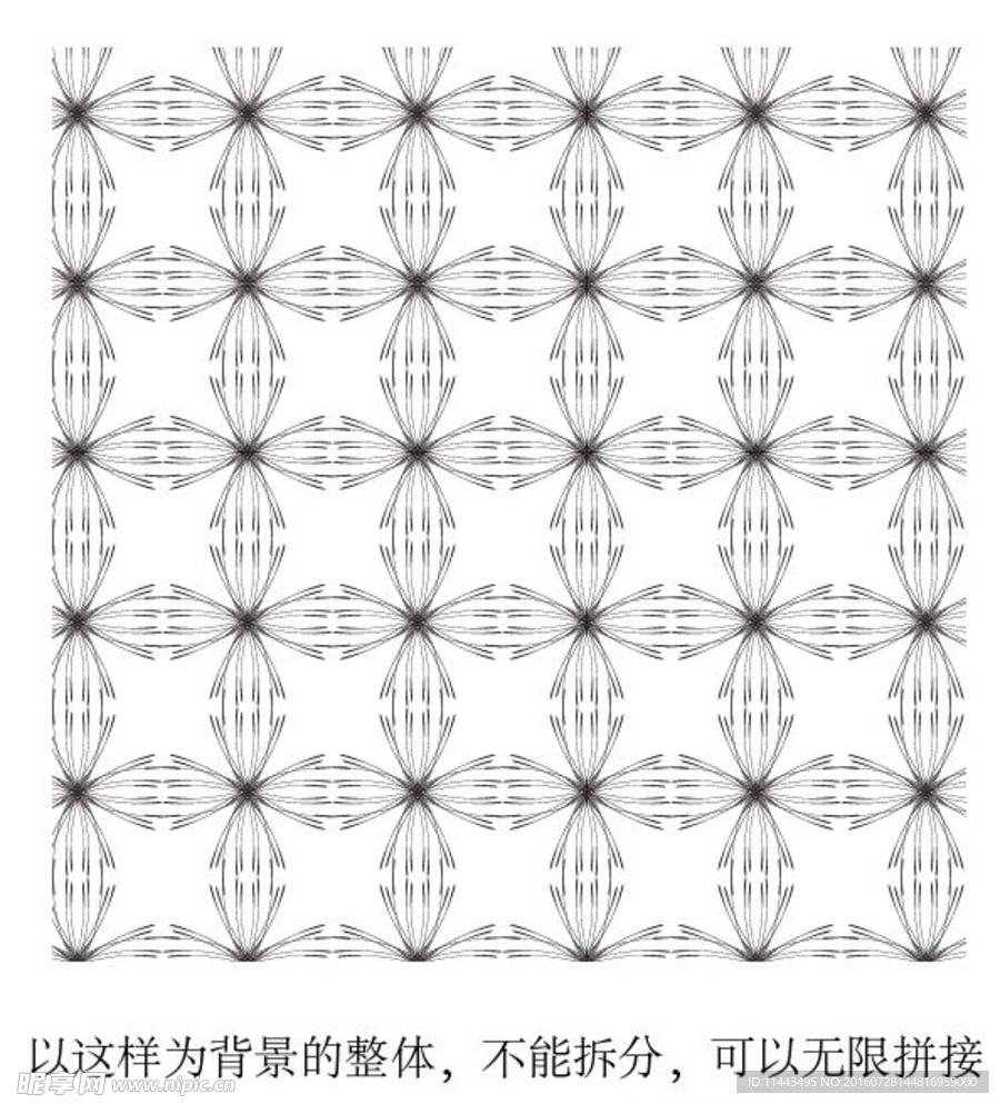 黑白元素矢量背景