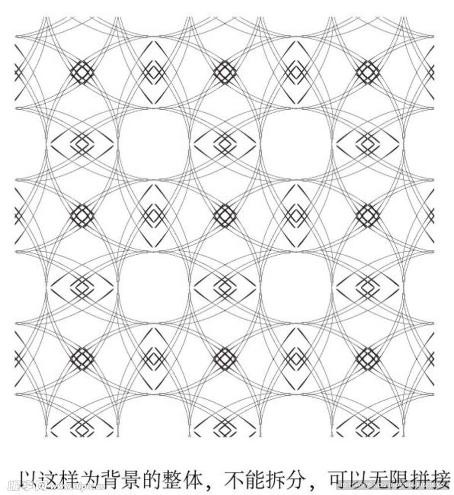 黑白元素矢量背景