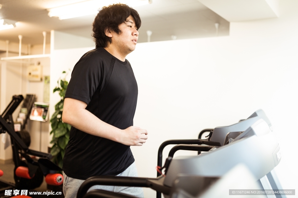 跑步的男人