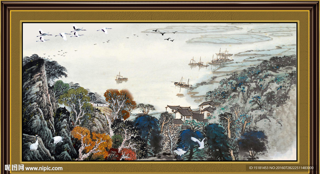 国画山水