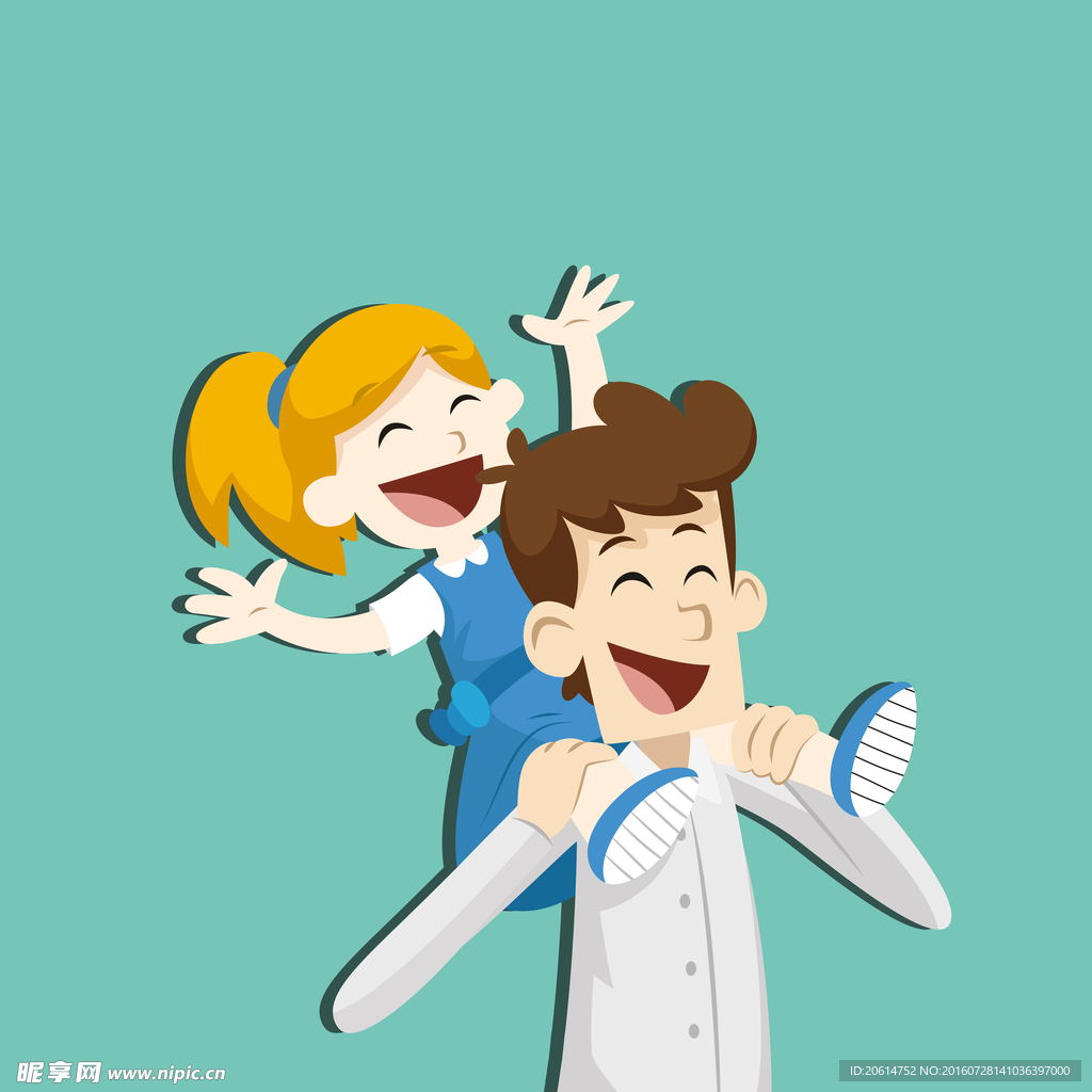 父亲节创意海报