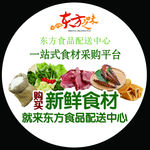 食材采购平台地贴