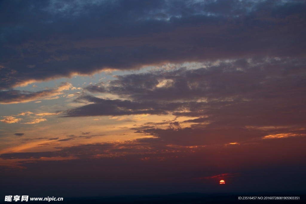 日落晚霞