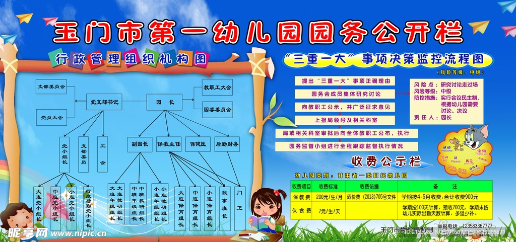 幼儿园展板