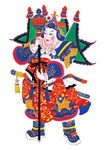 传统门神年画