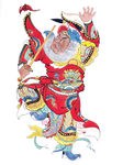传统门神年画