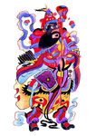 传统门神年画