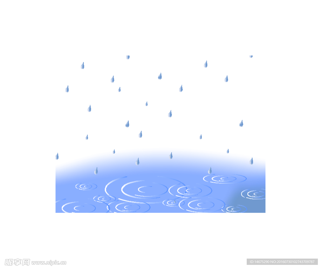 雨点涟漪