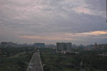 城市黄昏