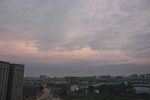 城市黄昏