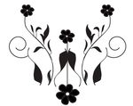 藤草剪贴画