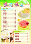 糖水价格牌