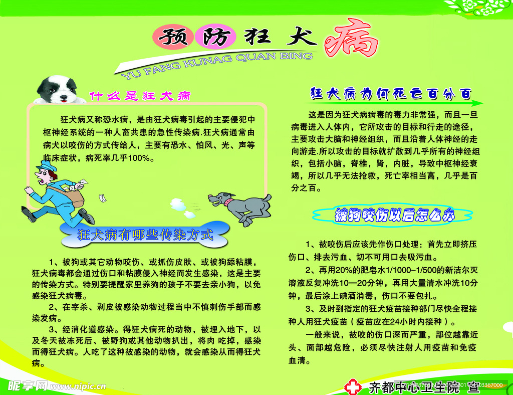 预防狂犬病