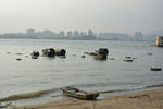 鼓浪屿沙滩停船