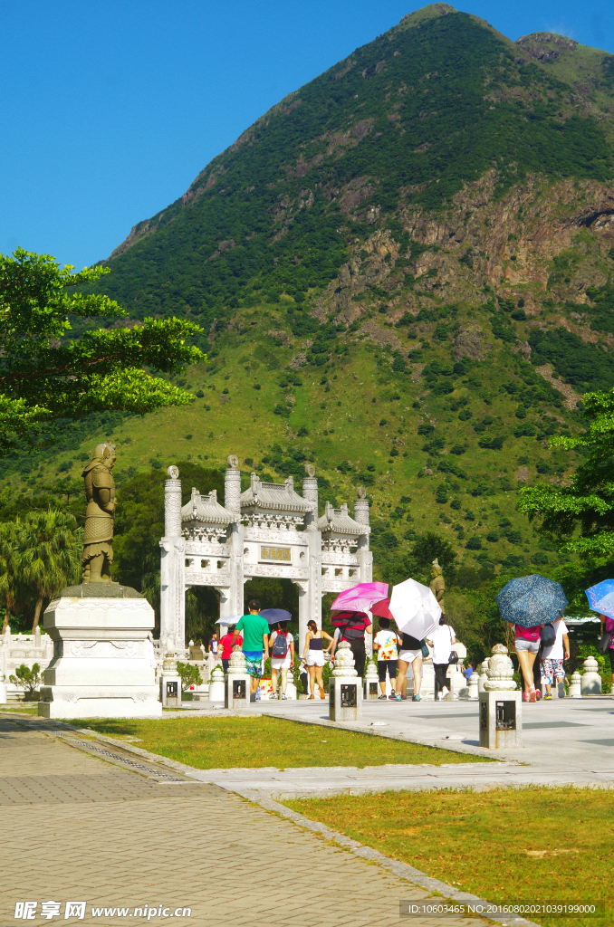 宝莲禅寺 大屿山风光