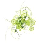 藤类植物花纹矢量素材