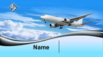 航空公司名片PSD素材