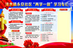 两学一做宣传专栏