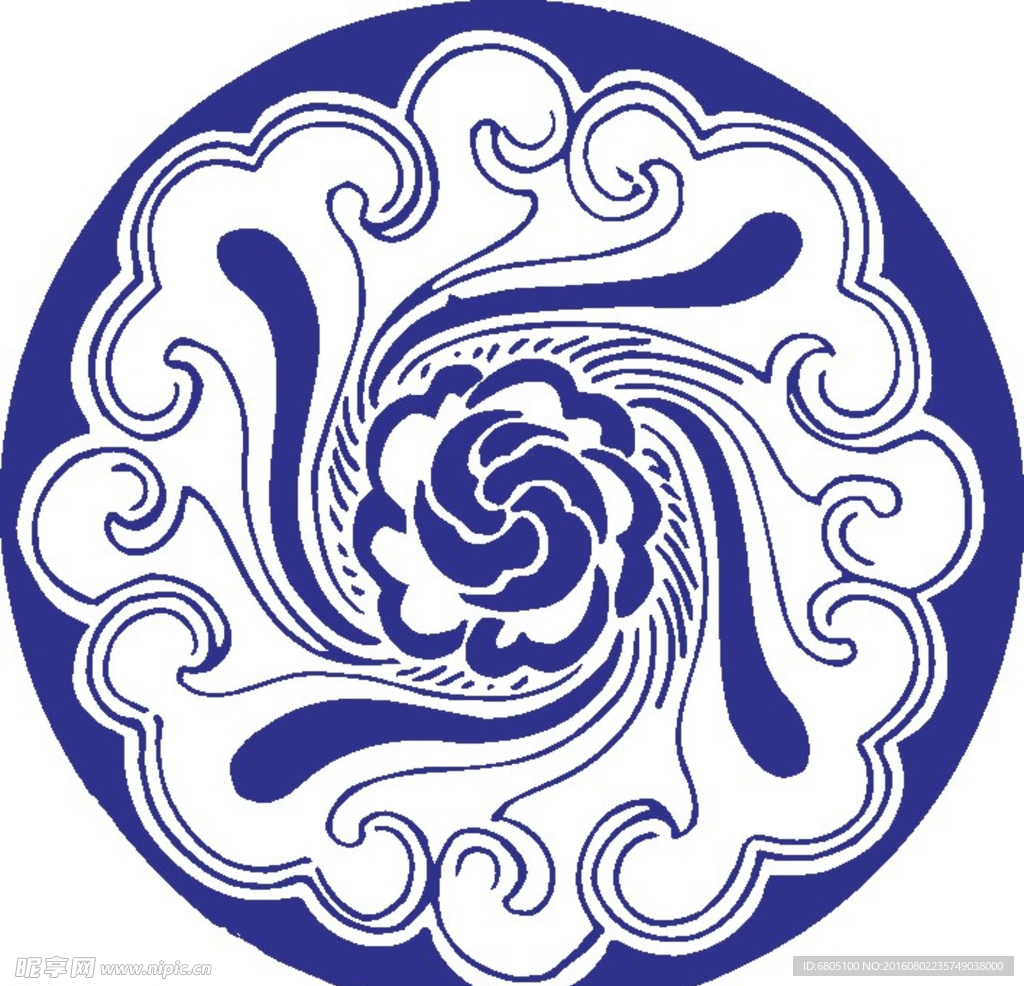 矢量花纹图案