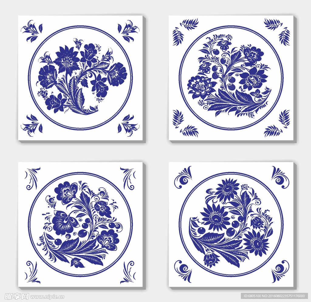 瓷器花纹图案