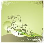 植物藤蔓纹样矢量图