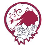 玫瑰花女性贴纸