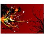 时尚花纹玻璃移门图案