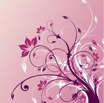 时尚花纹玻璃移门图案
