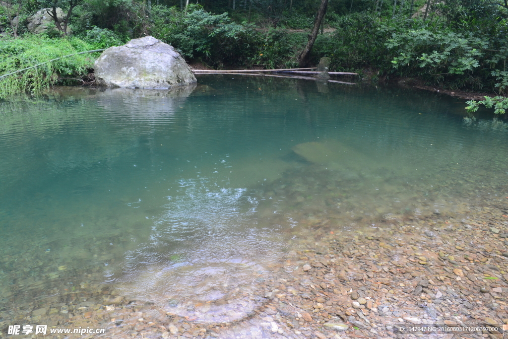 小溪与水泡