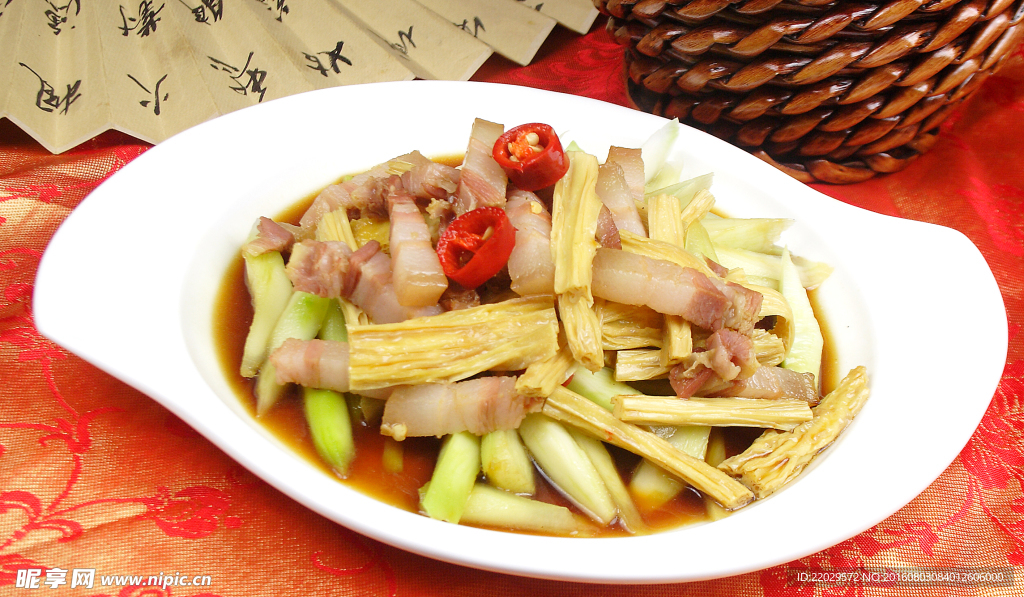 腊肉腐皮芥兰
