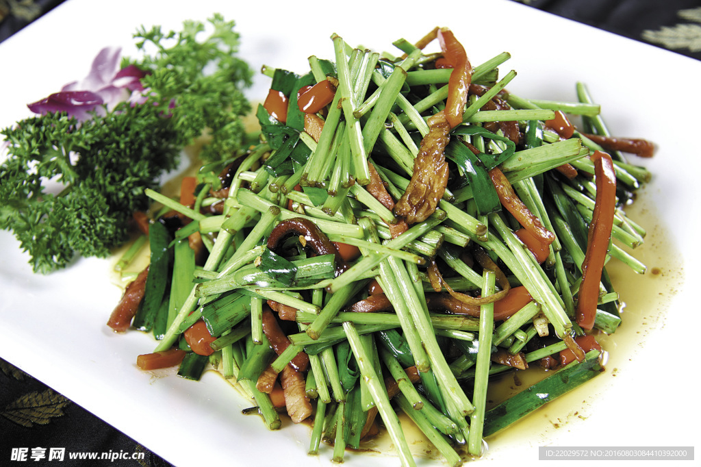 蒿炒腊肉