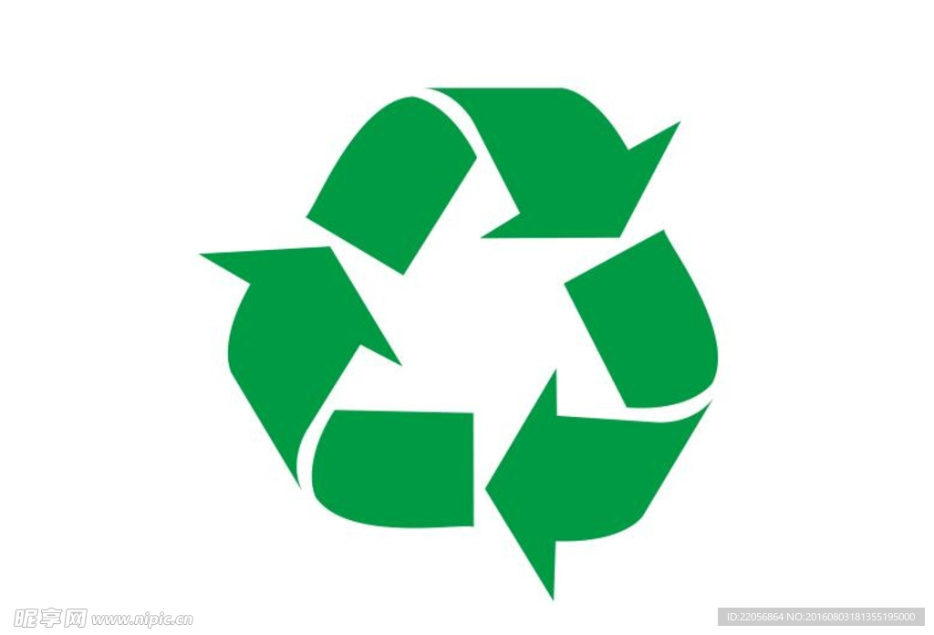可持续循环标志图片
