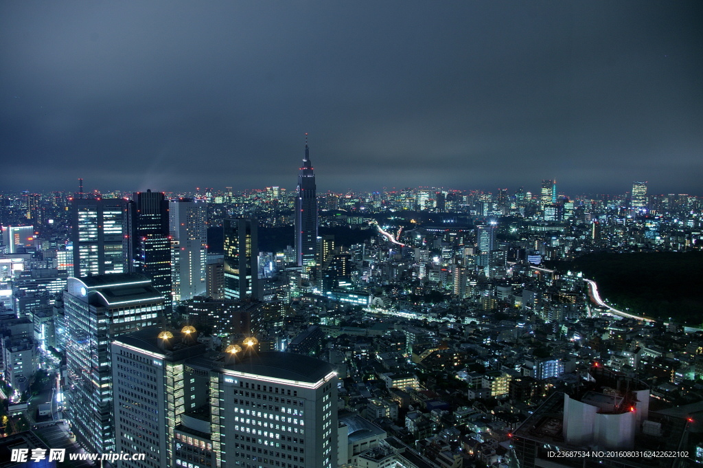 城市 夜空 晚上